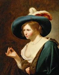 Die Verlobung: Die Braut, ca. 1630
